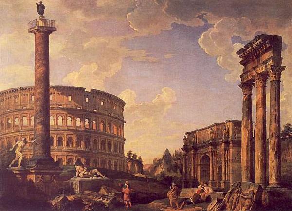 Giovanni Paolo Pannini Roman Capriccio